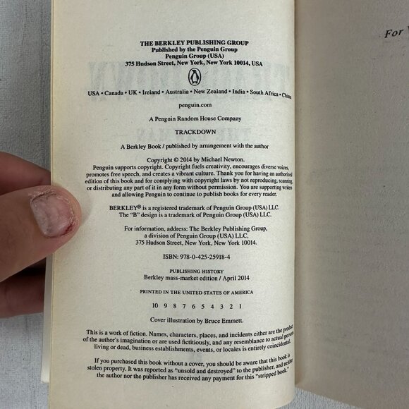 Lyle Brandt Trackdown The Lawman Paperback Adventure Fiction Berkley Good - Picture 4 of 4